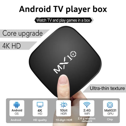 Tv Box 1GB 8GB Mini Mx10 Smart Tvbox