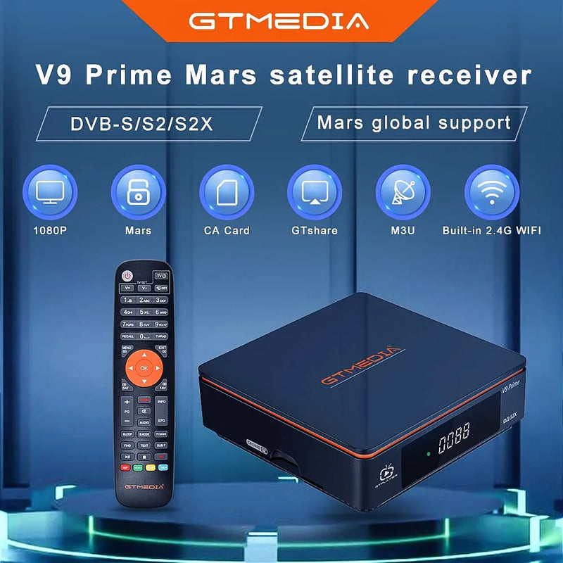 Load image into Gallery viewer, GTMEDIA V9 Prime Satellite Receiver DVB
