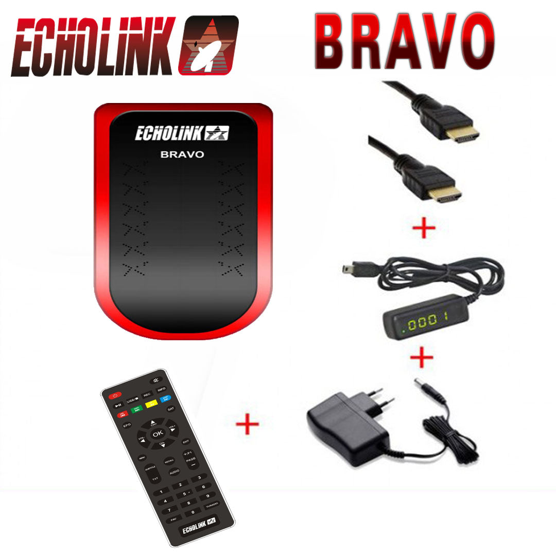 الريسيبتور الديجيتال TV Bravo DVB-S2 Mini ECHOLINK