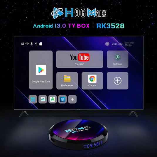 Android 13 TV Box H96 Max Rockchip